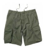Vintage BDU 6 Pocket Combat Shorts (Olive Drab)