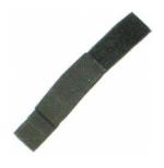 Nylon Watch Band W/ Cover (Black)