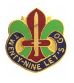 29th Infantry Division Distinctive Unit Insignia