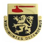 124th Regiment Army National Guard VT Distinctive Unit Insignia