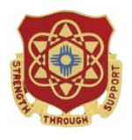 167th Support Battalion Distinctive Unit Insignia