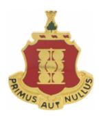 1st Field Artillery Distinctive Unit Insignia