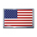 American Flag Automobile Emblem