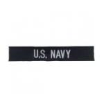 U.S. Navy Name Tape (Dark Blue)