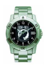 RAM Sports Chrome Watch with Date Display (POW)