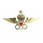 Master Jordanian Parachutist Wings (Gold)