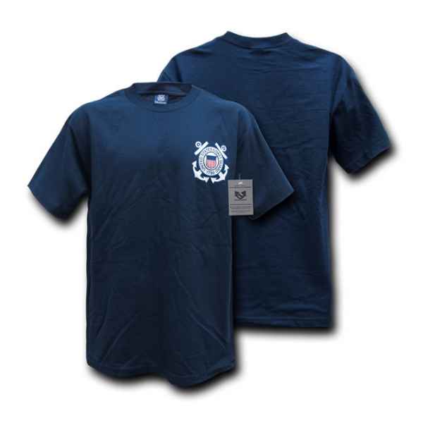 Rapid Dominance Coast Guard Logo T-Shirt (Navy Blue)