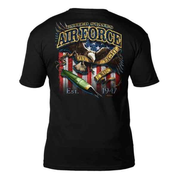 Air Force 'Flight' 7.62 Design Tee (Navy Blue)