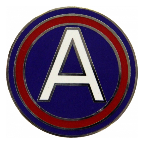 Army Central Service / 3rd Army Combat Service I.D. Badge