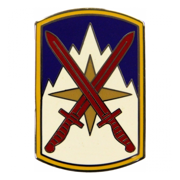 10th Sustainment Brigade Combat Service I.D. Badge