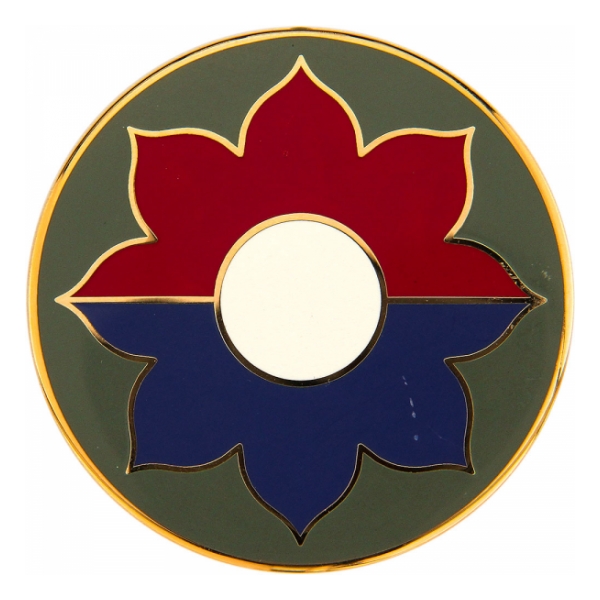 9th Infantry Division Combat Service I.D. Badge
