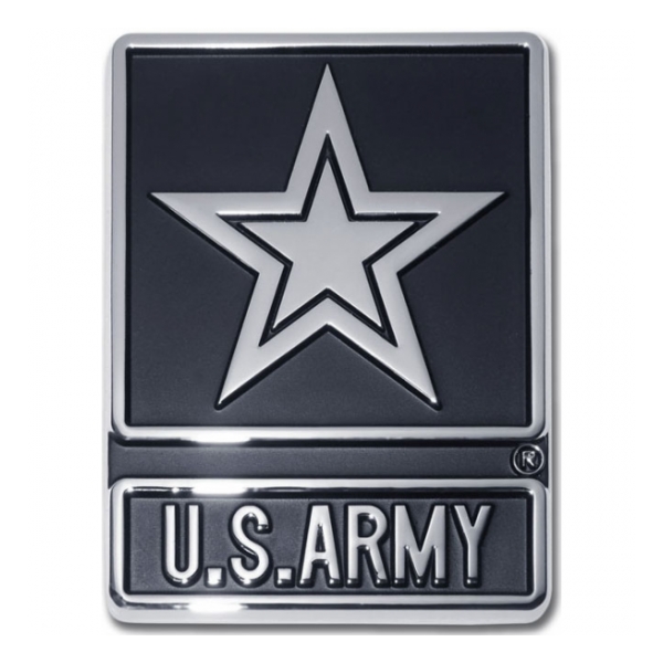 Army Star Automobile Emblem