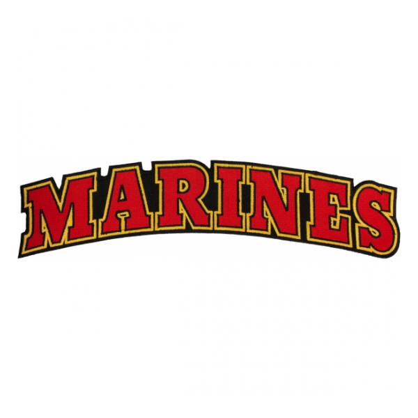 Marine Text Back Patch