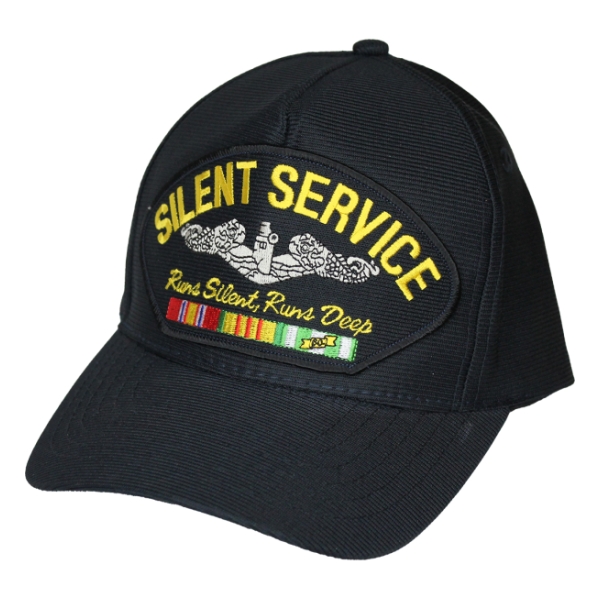 Navy Silent Service Vietnam Ribbon Cap (Navy Blue)