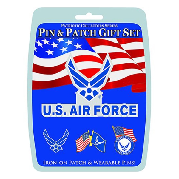 U.S. Air Force Pin And Patch Gift Set (4-Piece)