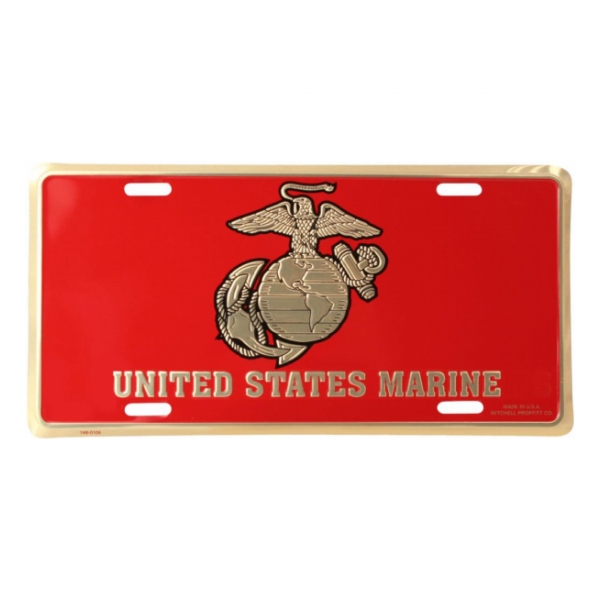 United States Marine License Plate