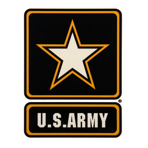 U. S. Army Star Outside Window Decal