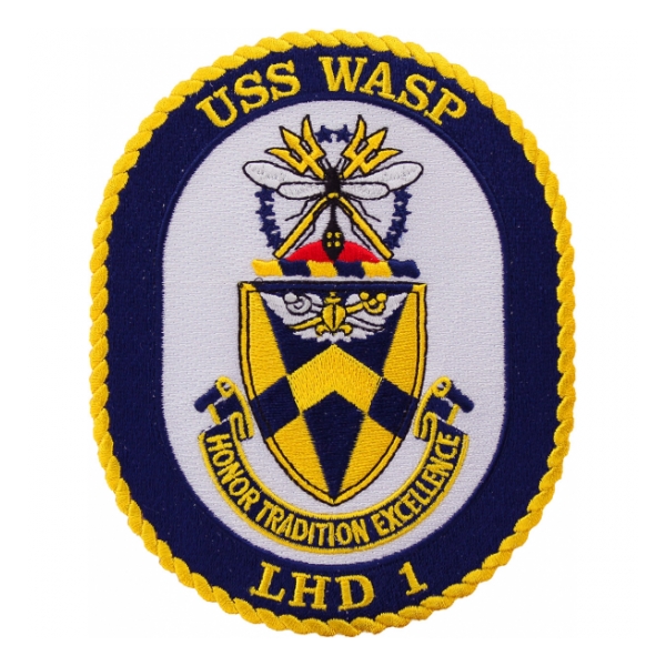 USS Wasp LHD-1 Ship Patch