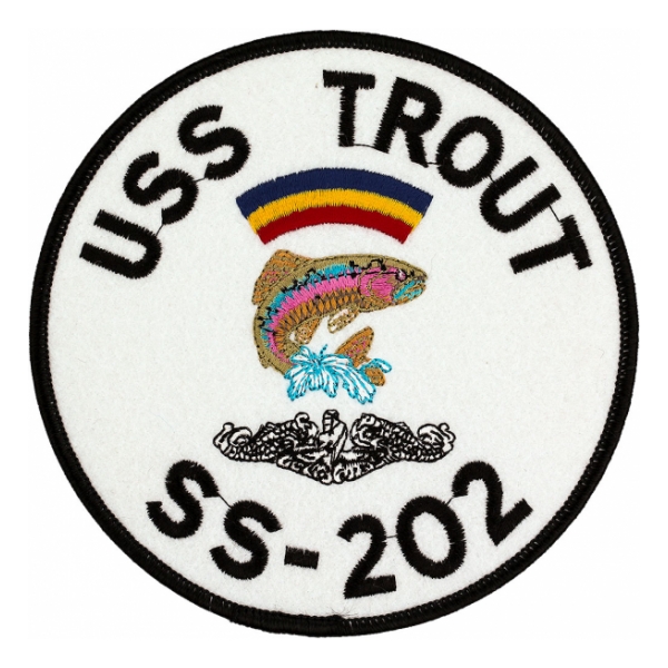 USS Trout SS-202 Submarine Patch