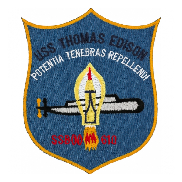 USS Thomas Edison SSB(N)-610 Patch