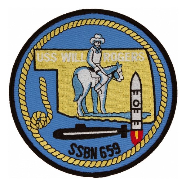 USS Will Rogers SSBN-659 Patch