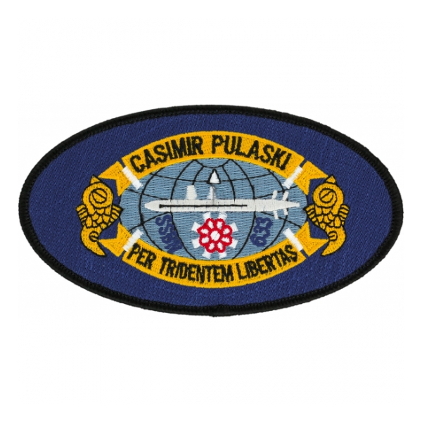 USS Casmir Pulaski SSBN-633 Patch