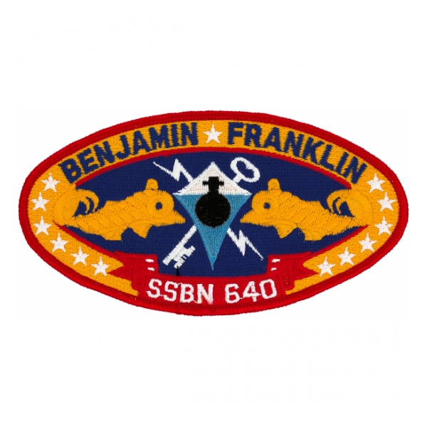 USS Benjamin Franklin SSBN-640 Patch