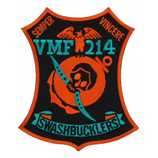 Marine Fighter Squadron VMF-214 Swashbucklers Patch