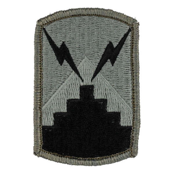 7th Signal Brigade Patch Foliage Green (With Hook Fastener)