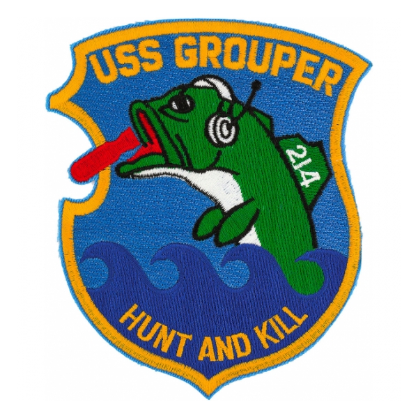 USS Grouper SSK-214 Submarine Patch