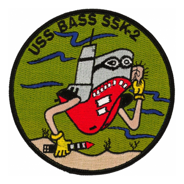 USS Bass SSK-2 Patch