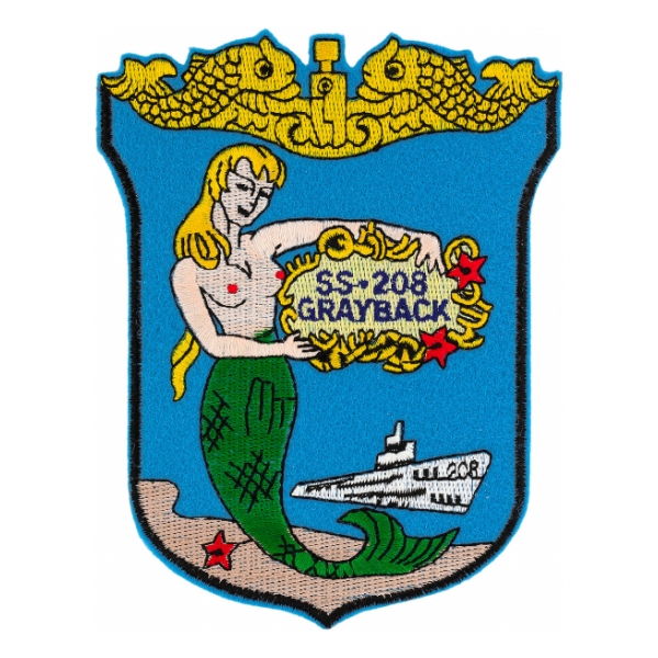 USS Grayback SS-208 Submarine Patch