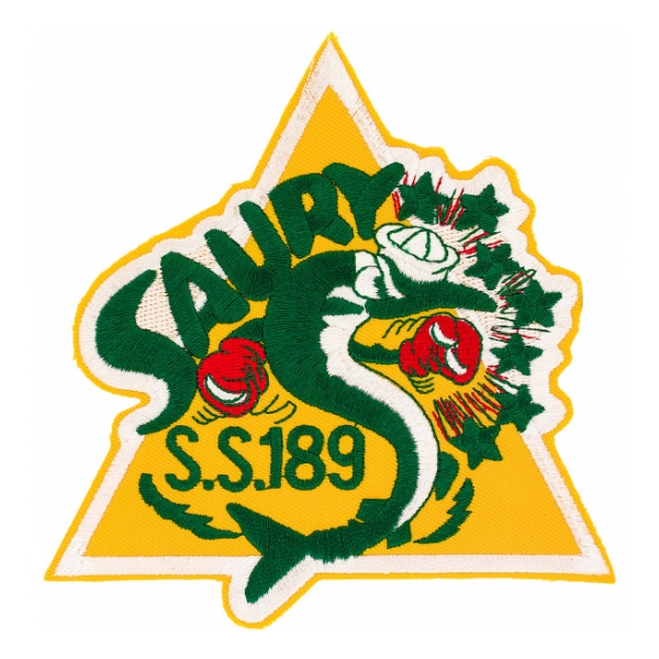 USS Saury SS-189 Patch