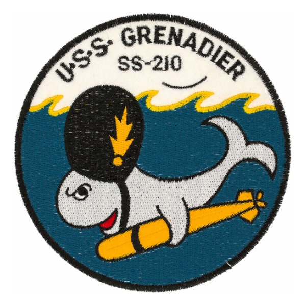 USS Grenadier SS-210 Submarine Patch