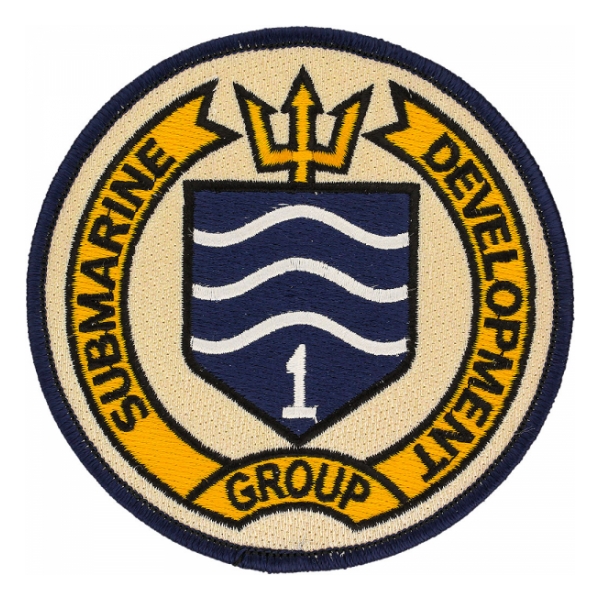 Navy Submarine Development Group 1 Patch