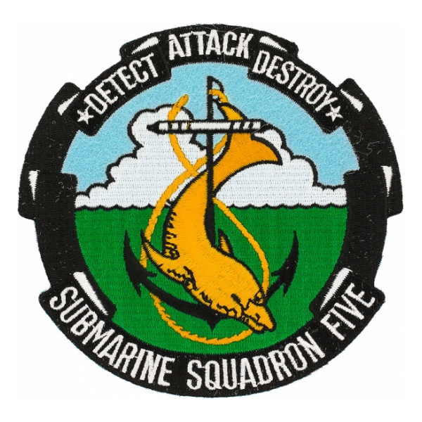 Navy Submarine Squadron 5 Patch