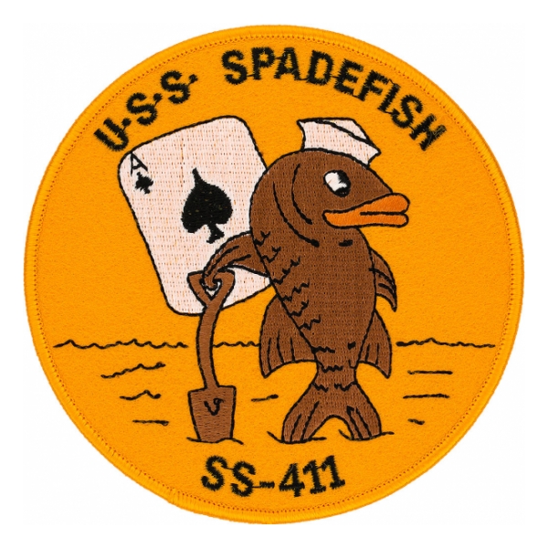 USS Spadefish SS-411 Submarine Patch
