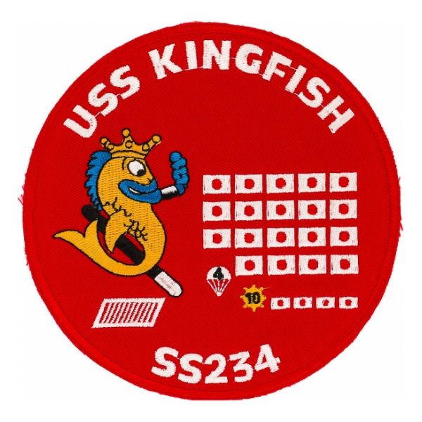 USS Kingfish SS-234 Submarine Patch