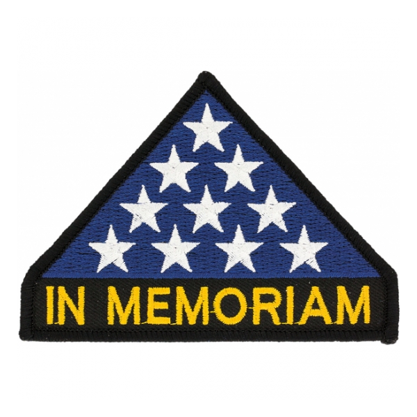 In Memoriam Flag Patch