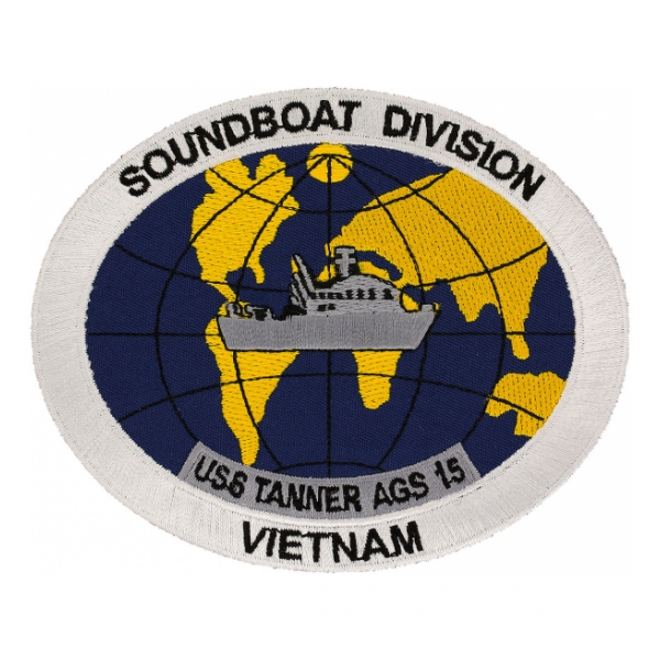 USS Tanner AGS-15 Ship Patch (Vietnam)