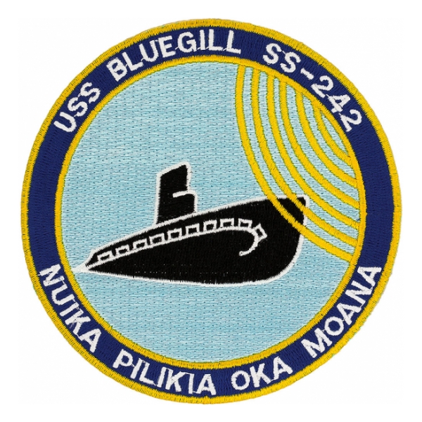 USS Bluegill SS-242 Submarine Patch