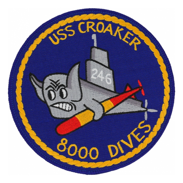 USS Croaker SS-246 Submarine Patch