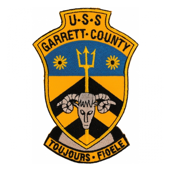 USS Garrett County LST-786 Ship Patch