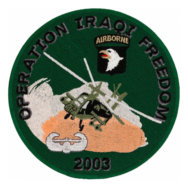 Operation Iraqi Freedom Patch (101st Airborne) | Flying Tigers Surplus