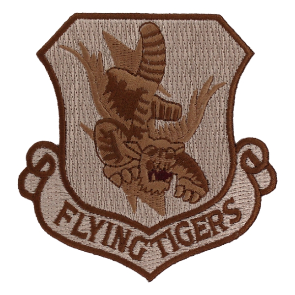 23rd Fighter Group Flying Tigers Patch Desert