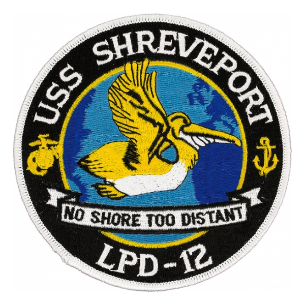 USS Shreveport LPD-12 Ship Patch