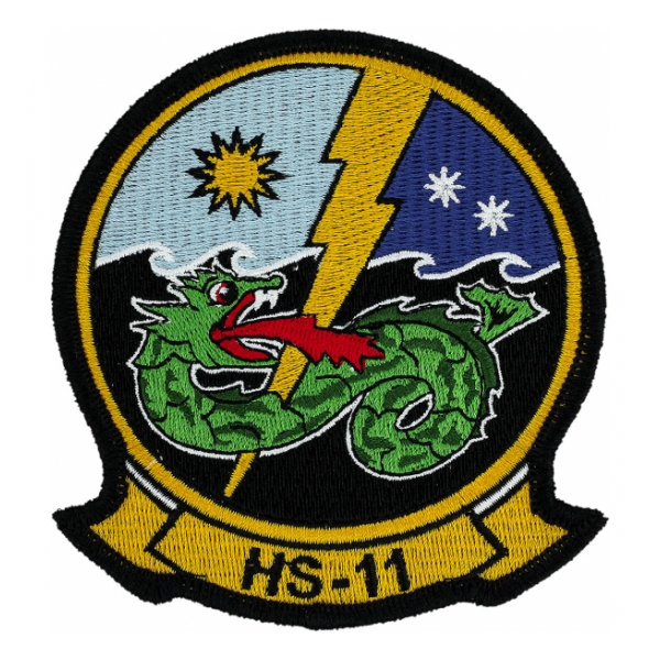 Navy Helicopter Anti-Submarine Squadron Patch HS-11