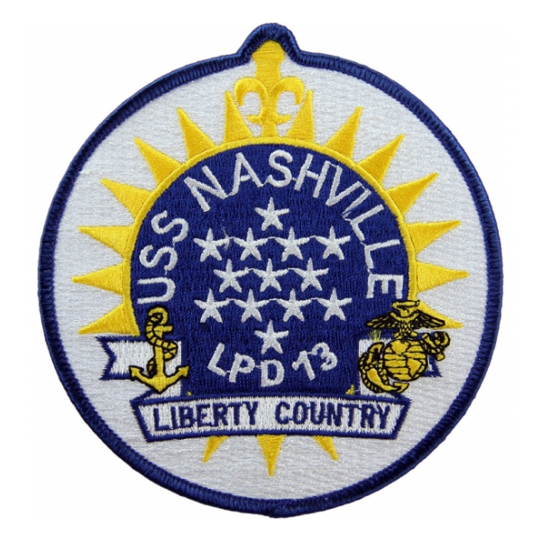 USS Nashville LPD-13 Ship Patch