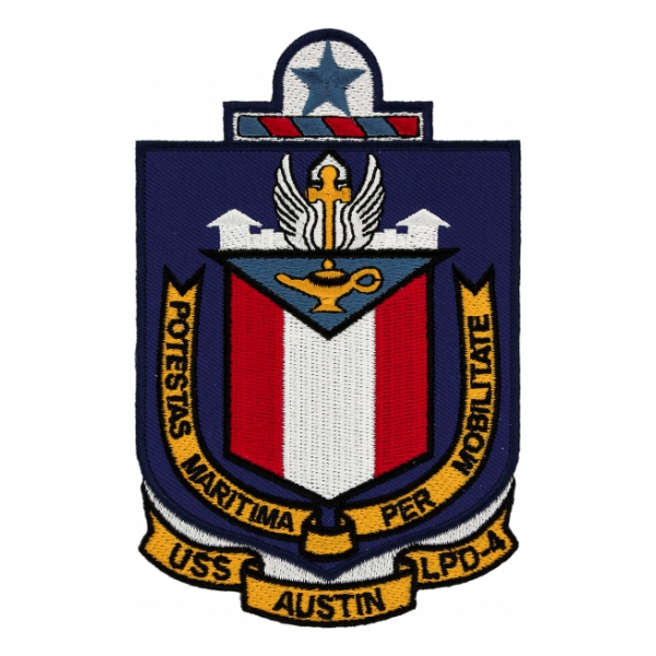 USS Austin LPD-4 Ship Patch