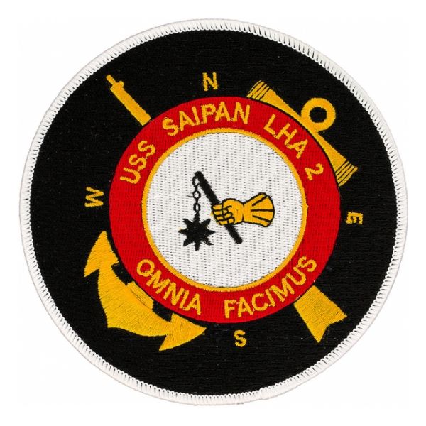 USS Saipan LHA-2 Ship Patch